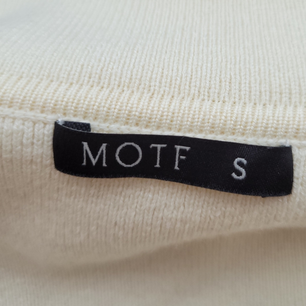 MOTF Cream Double-Breasted Women's Sweater Jacket - Size S - NWOT - Picture 6 of 9